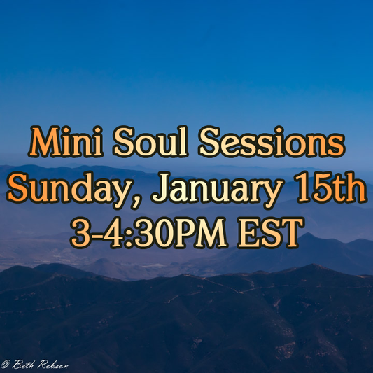 2nd Soul Session Webinar - January 15th